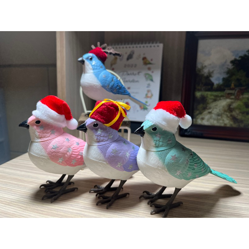 全新 限量 現貨 日本代購 聖誕鈴聲 耶誕 鸚鵡 小鳥 玩具 公仔 裝飾品 送禮自用 兒童節 生日禮物