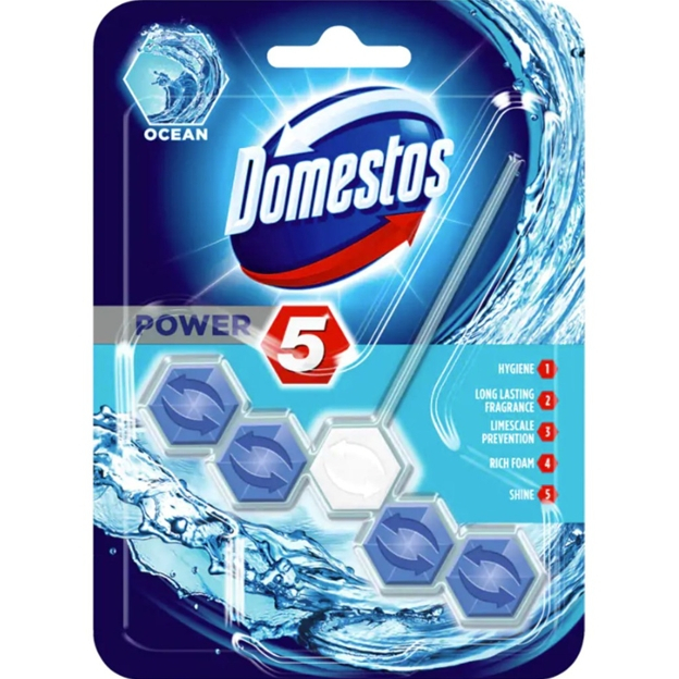 【Domestos 多霸道】馬桶清潔滾輪-海洋微風(55g)