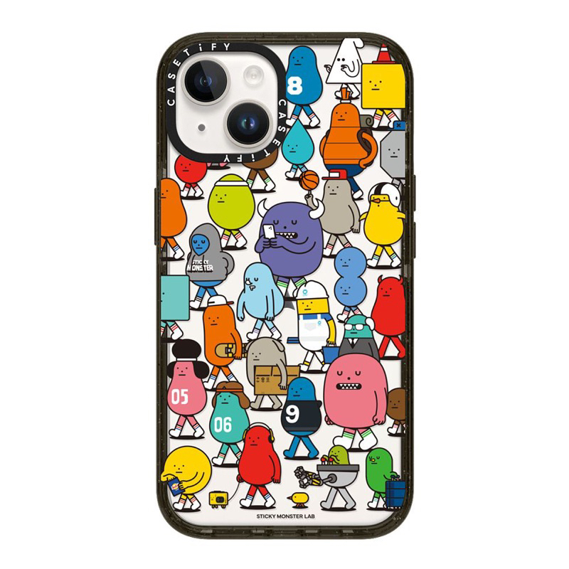 正版casetify Walking Monsters Case黏黏怪iphone14plus手機殼二手