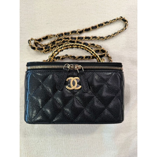 Chanel Vanity Leather Crossbody Bag