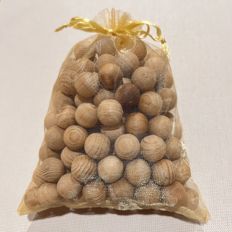 台灣紅檜木珠香氛包~1kg大包裝（附雪紗袋8個)