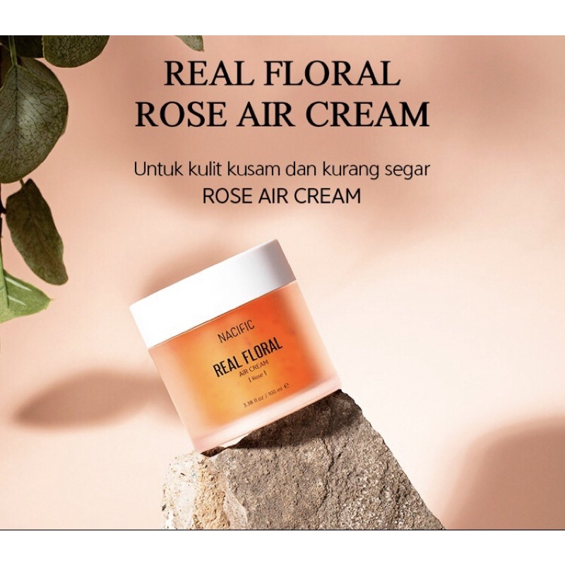 轉賣 韓國 NACIFIC Real Floral Rose 真玫瑰花輕盈面霜 (100g)  過期