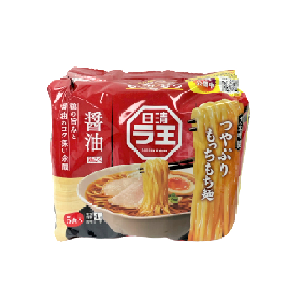 NISSIN日清 拉王麵王 5食包麵-醬油風味 505g【Donki日本唐吉訶德】