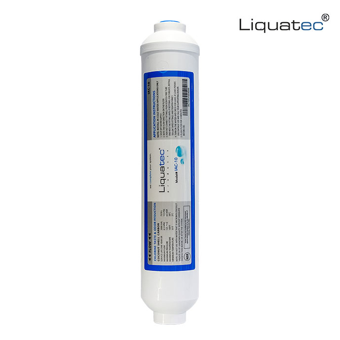 【LIQUATEC】小T33 椰殼活性碳後置濾心｜美國 LIQ NSF42認證 10英吋濾心 RO純水機 第五道