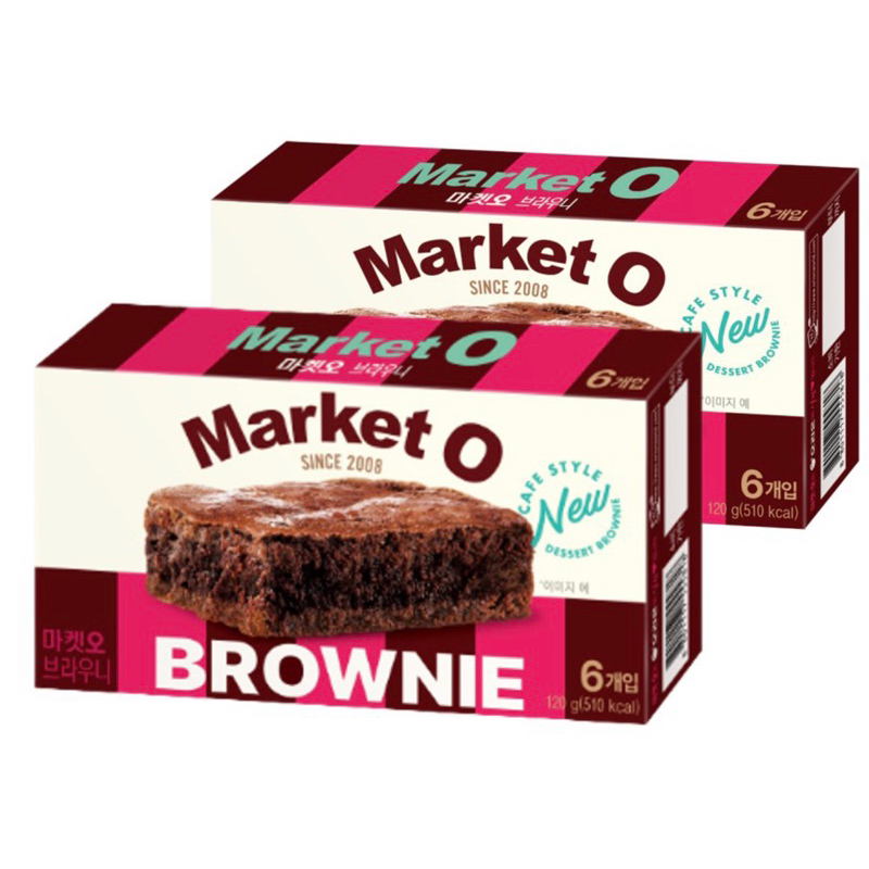 Market O 布朗尼蛋糕 6入裝2盒🇰🇷