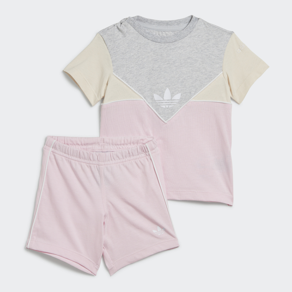 adidas ADICOLOR NEXT 運動套裝 短袖/短褲 嬰幼童裝 - Originals IJ9838 官方直營