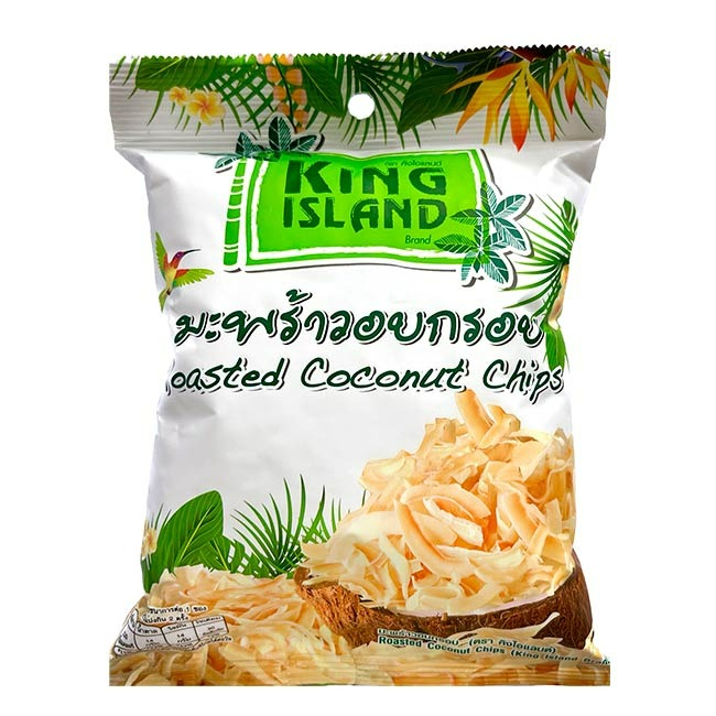 國王島椰子脆片 40g【零食圈】國王島 椰子片 美食