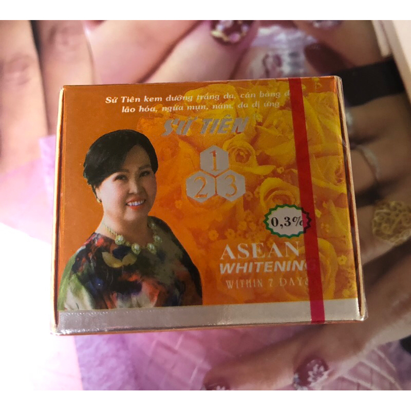 越南進口 Kem Su tien vàng 新包裝美白滋潤面霜10g/1盒