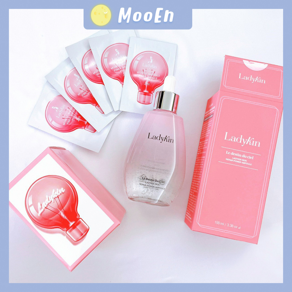 《沐&amp;恩》韓國 LadyKin 小燈泡童顏安瓶精華 小燈泡補水精華液 單片 亮白 保濕