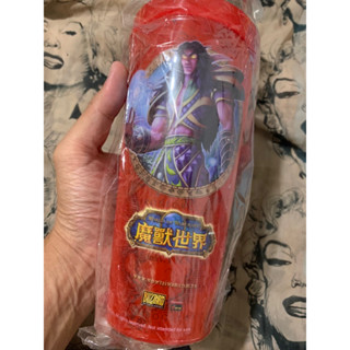 收藏用 絕版 懷舊 二手 未使用 Coca Cola 可口可樂 x 魔獸世界 可樂 思樂冰 杯 飲料杯 塑膠杯