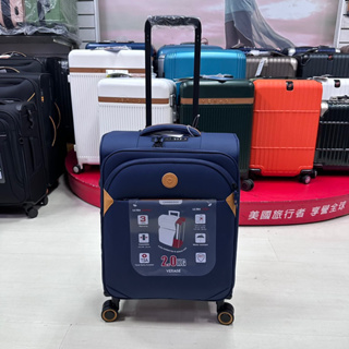 Verage 輕量劍橋系列 布箱349-77行李箱 極輕量設計 旅行箱TSA密碼鎖 飛機輪 登機箱19吋 藍色$3680