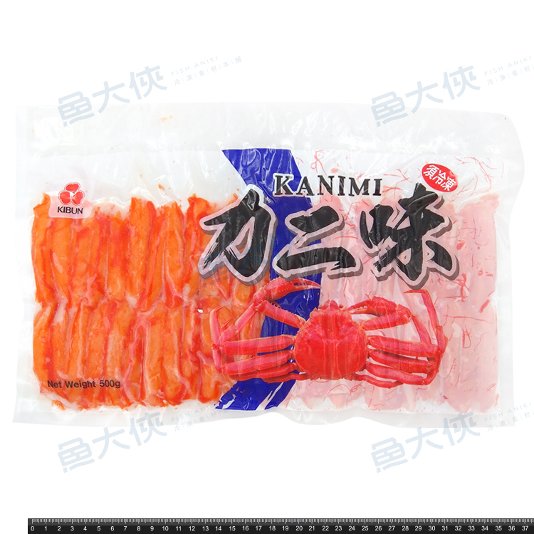 憶霖紀文-松葉蟹風味蒲鉾/蟹味棒(500g/包)-1B3A【魚大俠】FF062