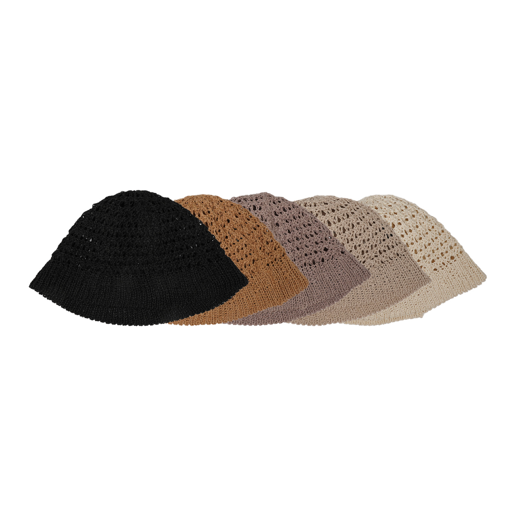 【GSELECT】A3-07 knitted cloche hat 針織 鐘形帽 韓國 帽子 帽 配件 百搭 洞洞帽