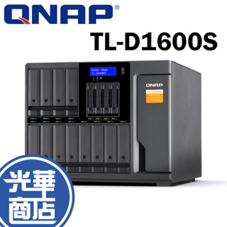【免運直送】QNAP 威聯通 TL-D1600S 16bay 桌上型多通道 高效能儲存擴充設備 公司貨 光華商場