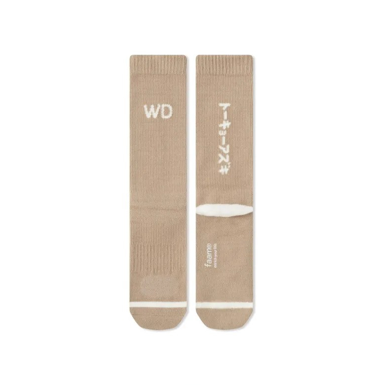 WODEN / Azurer X faam® Azurer Socks | 卡其