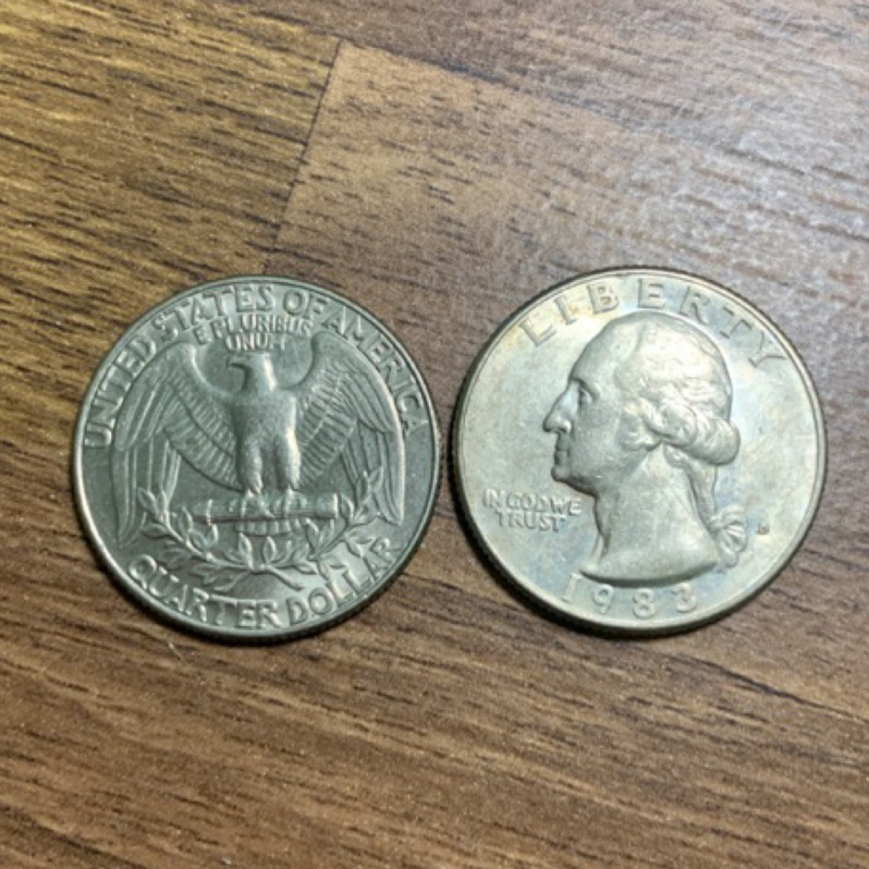 美國🇺🇸 1/4美元 0.25美元 25美分 quarter 硬幣 外國硬幣 紀念性販售