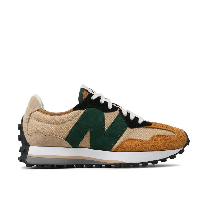 [現貨US13] New Balance 327 卡其 麂皮 拼接 復古 休閒鞋 男 大尺碼 MS327DB