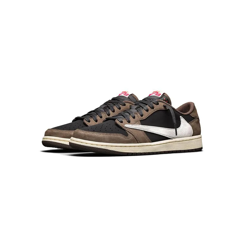 TRAVIS SCOTT X AIR JORDAN 1 LOW "MOCHA"-CQ4277 001