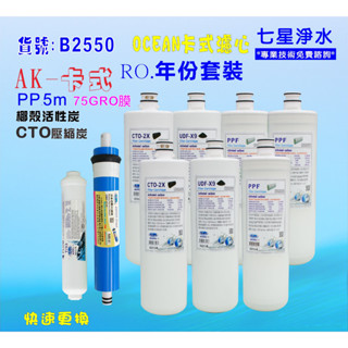 【七星淨水】TK-卡式RO年份濾心淨水器.電解水機.飲水機.濾水器.過濾器咖啡機.製冰機除泥除雜質NO:B2550