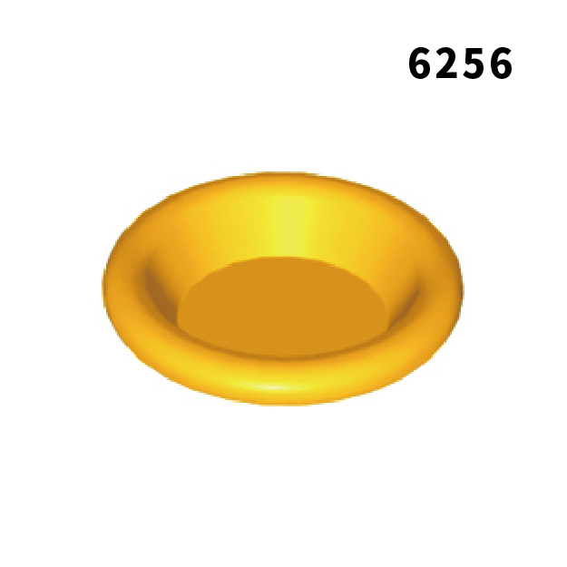 【COOLPON】正版樂高 LEGO 餐具 盤 3x3 6256 4243920 亮橘色