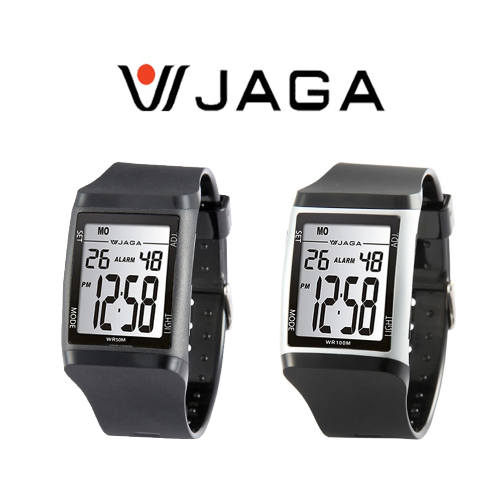 JAGA捷卡 M866防水電子手錶-2款