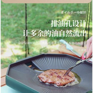 ~快速寄件~家用戶外日-韓式 八角烤盤 不沾鍋 煎烤盤 烤盤 煎盤 野炊烤盤 煎烤盤 烤肉盤 卡式爐烤盤 露營烤盤燒烤盤