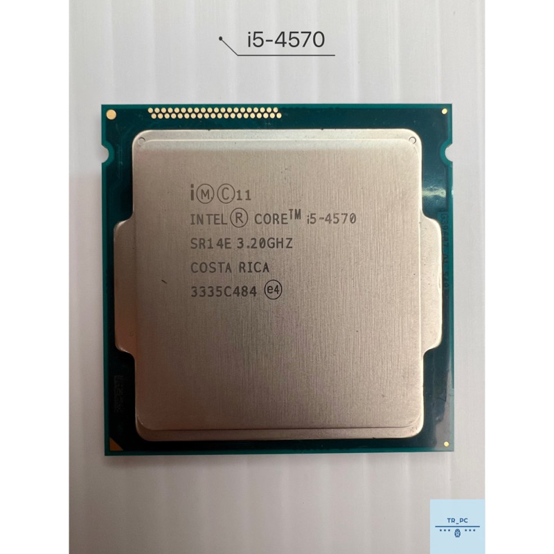 intel Core i5-4570 1150腳位 4核心 CPU 3.20GHz