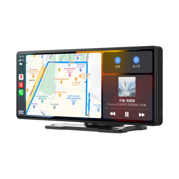 RX10車用可攜式智慧螢幕【全新品/支援後鏡頭】10吋無線CarPlay Android Auto及手機鏡像螢幕