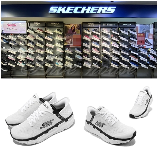 SKECHERS(男)慢跑鞋 Max Cushioning Premier Slip-Ins-220313WBK