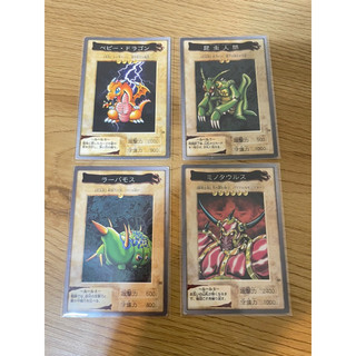 遊戲王 萬代 Bandai 日版 絕版 昆蟲人間 寶貝龍 牛頭人戰士
