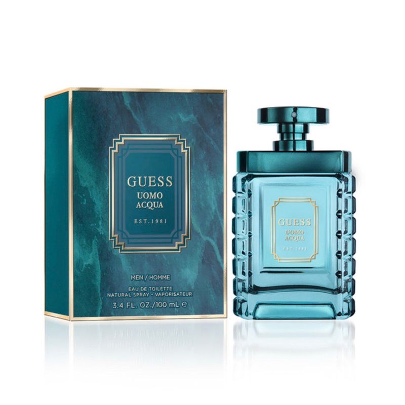 法意公司貨 GUESS UOMO ACQUA 藍海香頌 男士淡香水100ML