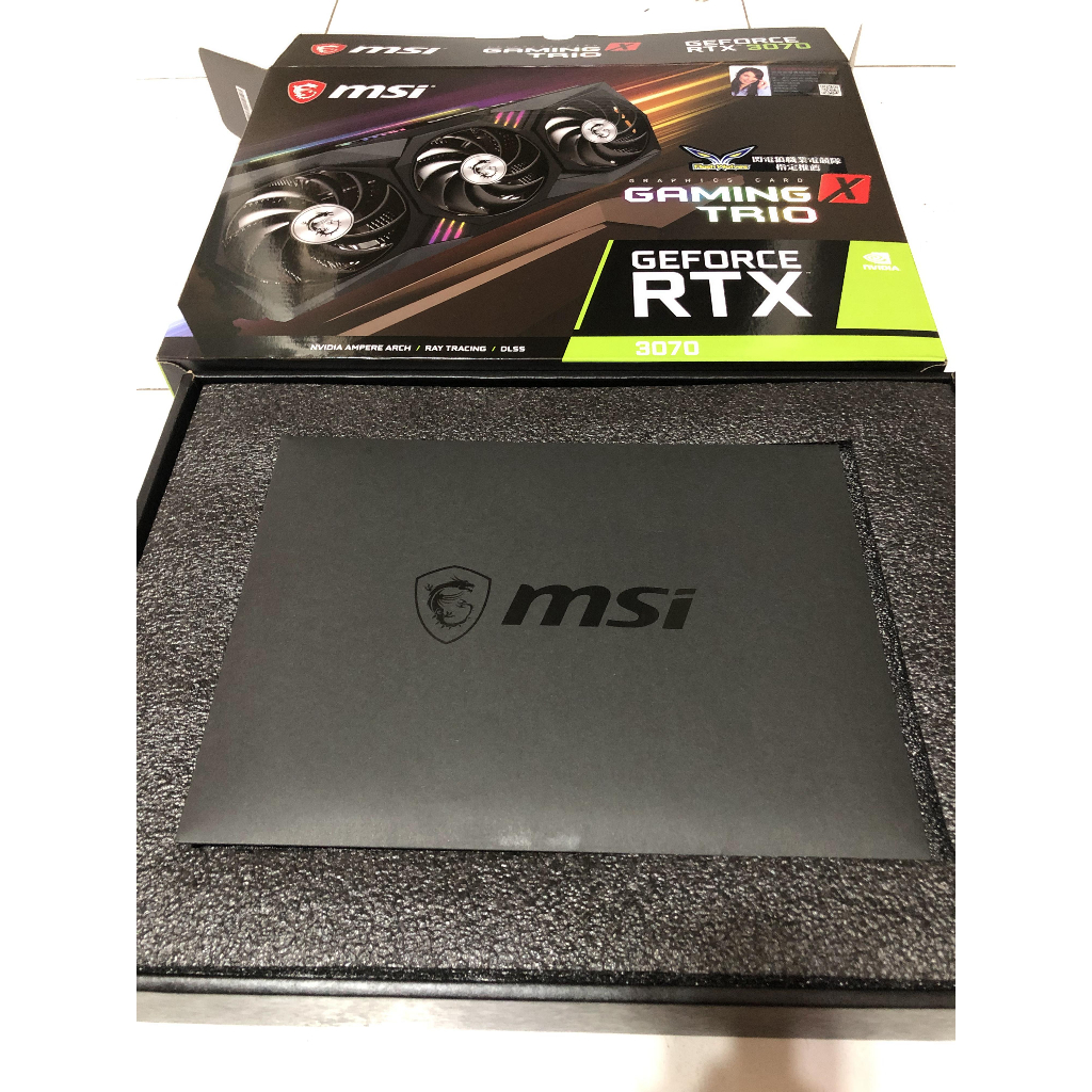 (二手) MSI RTX 3070 GAMING X TRIO 遊戲顯示卡