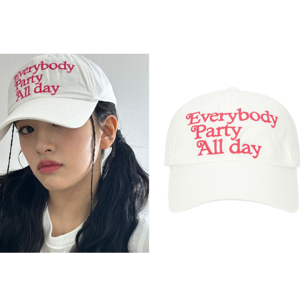 IVE安俞真同款  ASIF CALIE EPA BALL CAP WHITE（預購）