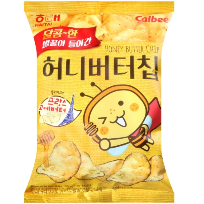 韓國海太HAITAI 蜂蜜奶油洋芋片60g 韓國旅行必買 必吃 洋芋片