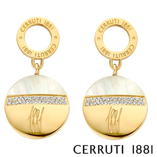 CERRUTI 義大利 FRAGANCIA 耳環 限量2折 全新 專櫃 展示品 原廠禮盒包裝 (CE0202)