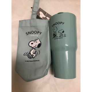 泰國製 超可愛SNOOPY史奴比水杯+提袋 750ml