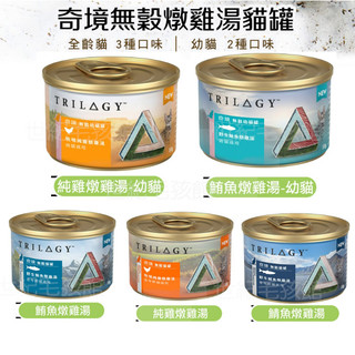 奇境 Trilogy 無穀貓罐55g 肉絲罐 貓罐頭 貓湯罐 貓副食罐