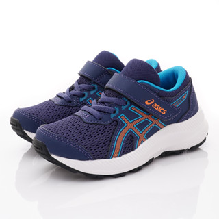 ASICS日本亞瑟士(新品)休閒運動跑鞋-1014A258-405藍-17-21.5cm(中小童段)