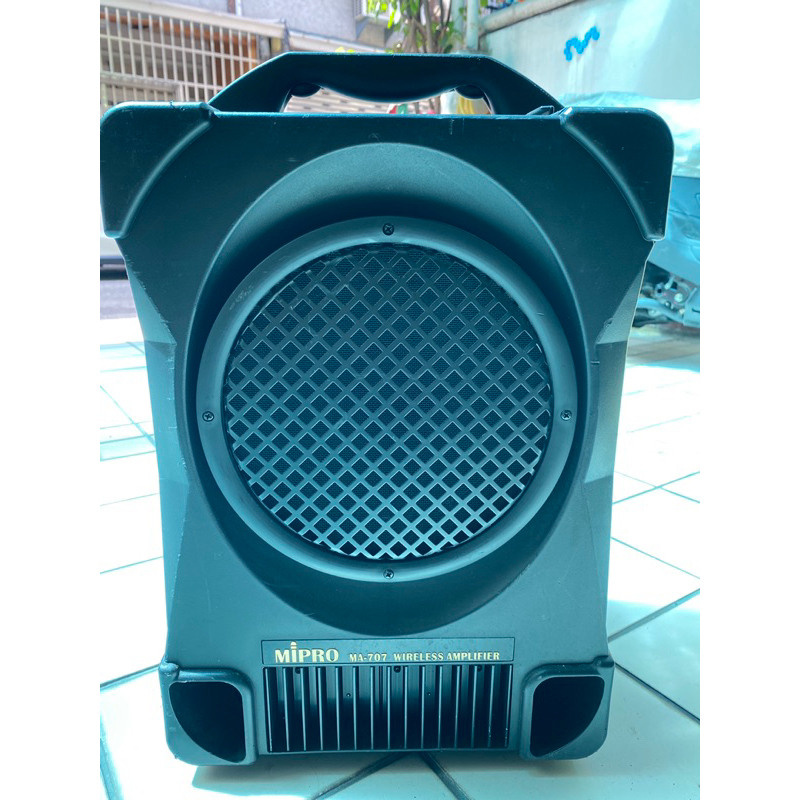 台灣 MIPRO MA707 攜帶式無線麥克風擴音機喇叭 usb+2支U頻無線麥克風~