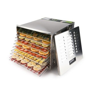 美國 AROMA 可拆式全金屬十層乾果機 果乾機 食物乾燥機 烘乾機 AFD-1000SD (贈彩色食譜)