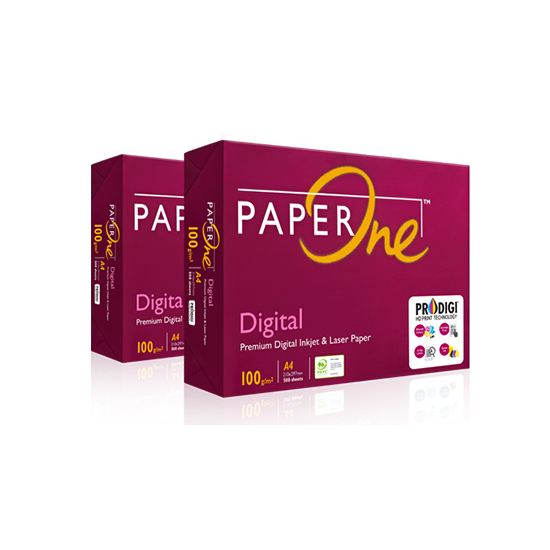 [職人の紙．工場販売] PAPER One 系列／進口多功能彩印紙／A4／100gsm／高白／4包入(箱)／新販売 !