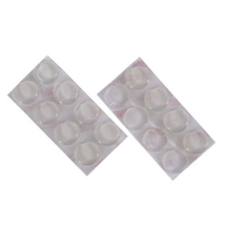 【匠心獨具】 PU玻璃護墊 12mm*16pcs保護墊子防止玻璃滑動 玻璃護墊 透明護墊 防滑墊 止滑墊 防碰撞 防刮傷