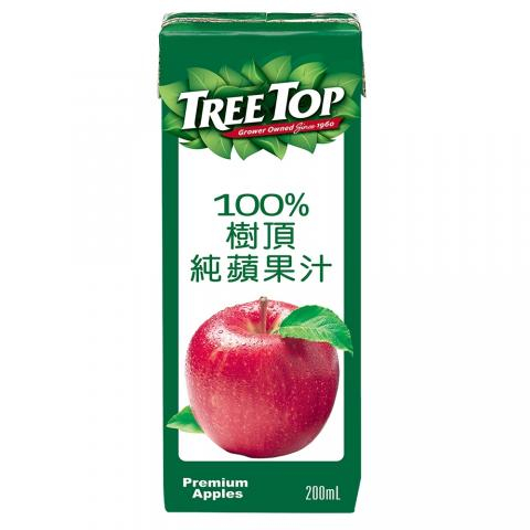 (200ml*6入)【樹頂Treetop】100%蘋果汁鋁箔包(嚴選全美品質最佳的蘋果)