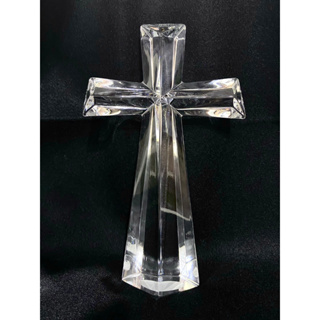 玻璃水晶十字架 水晶裝飾雕像 玻璃雕像 十字架