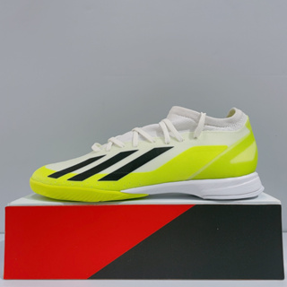 adidas CRAZYFAST.3 IN 男女款 白色 室內 運動 足球鞋 ID9340