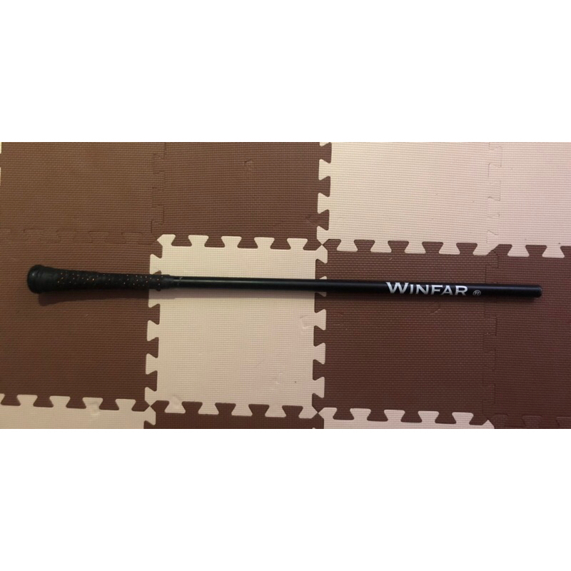 Winfar 棒壘球訓練棒 2公斤加重金屬棒 可以拿來空揮、練打羽毛球 黑色