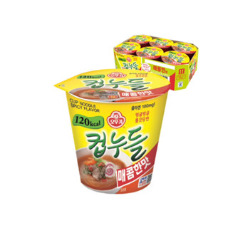 韓國直送🇰🇷Ottogi 不倒翁 低熱量辣味冬粉杯裝6入