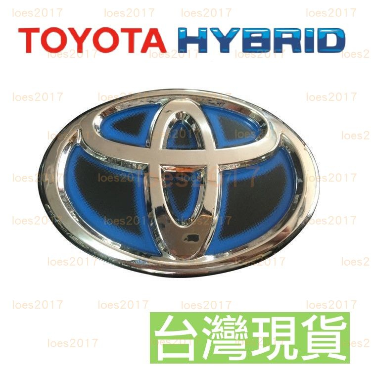 TOYOTA CAMRY Hybrid 油電 車標 前標 後標 Rav4 Altis 豐田 Yaris wish 圓標