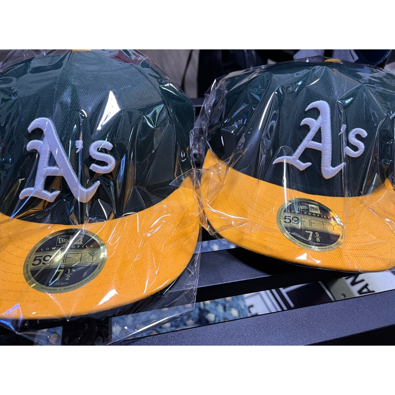 New Era Oakland Athletics Low Profile 59Fifty 奧克蘭運動家隊球員低全封帽