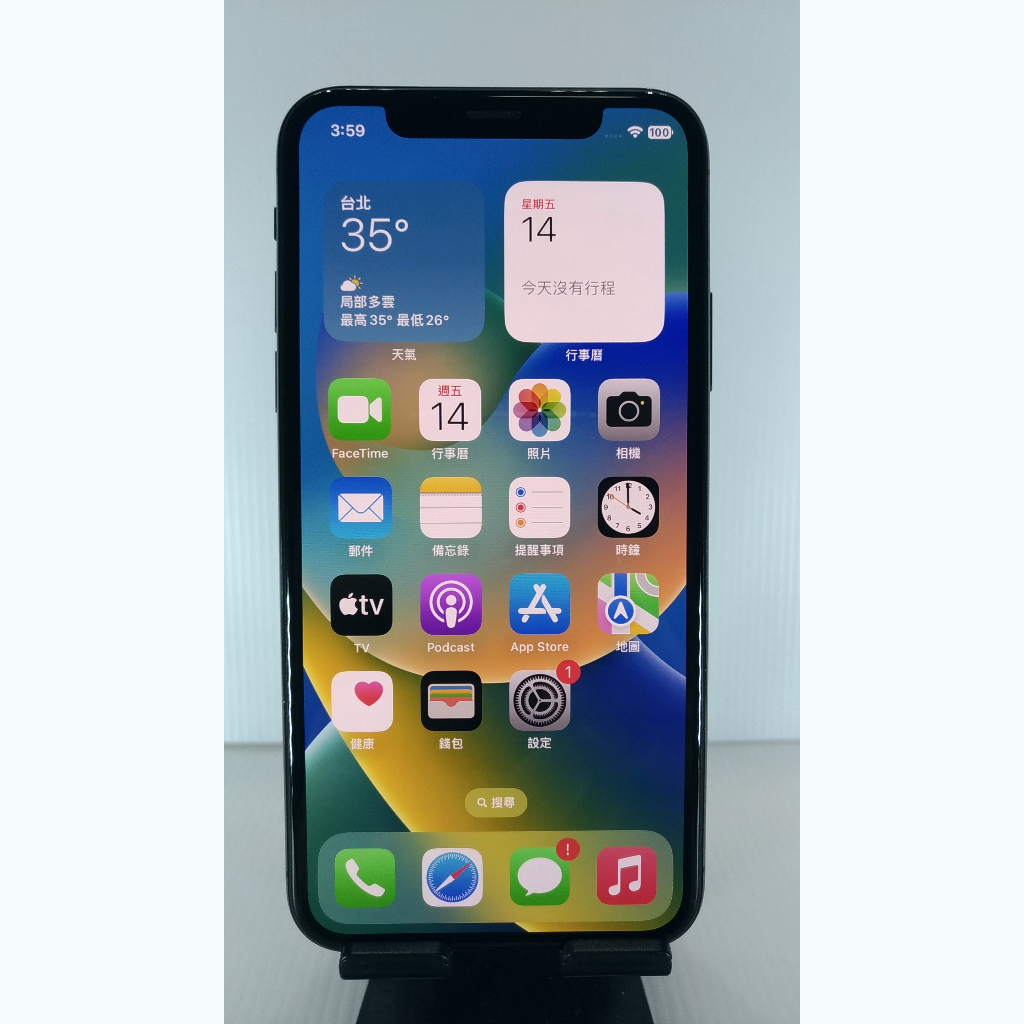 八成五新Apple iPhone X 64GB 太空灰 5.8吋 Super Retina OLED 螢幕 IP67防水